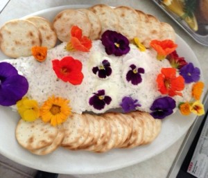 Edible Flower Spread Picture