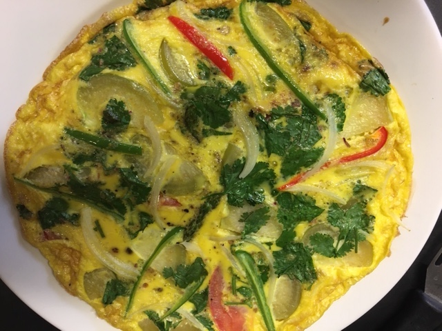 Frittata with Veggies and Herbs