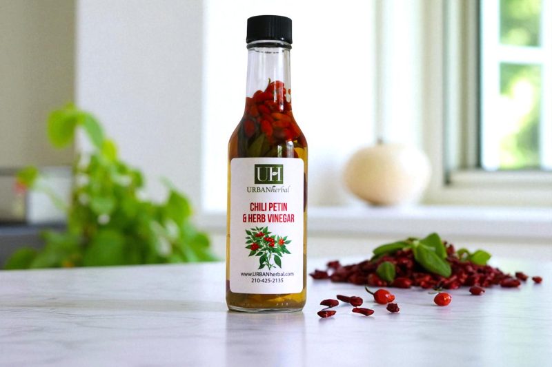 Chile Petin Herb Vinegar