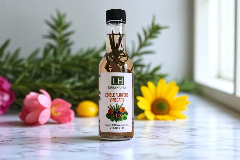 Edible Flower Vinegar